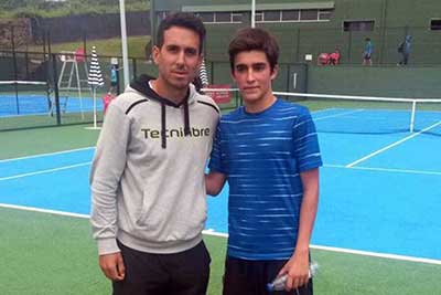 Víctor Moreno en el Campeonato de España cadete