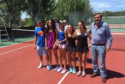 Campeonas de Madrid por equipos en categoría infantil 