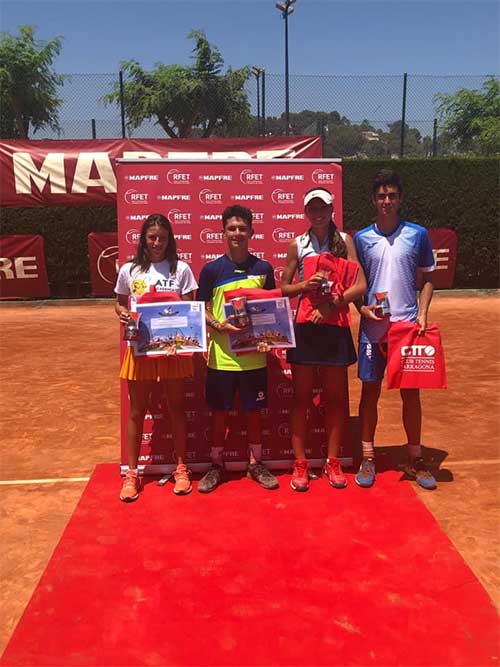 Lidia González, finalista del Campeonato de España Cadete de tenis