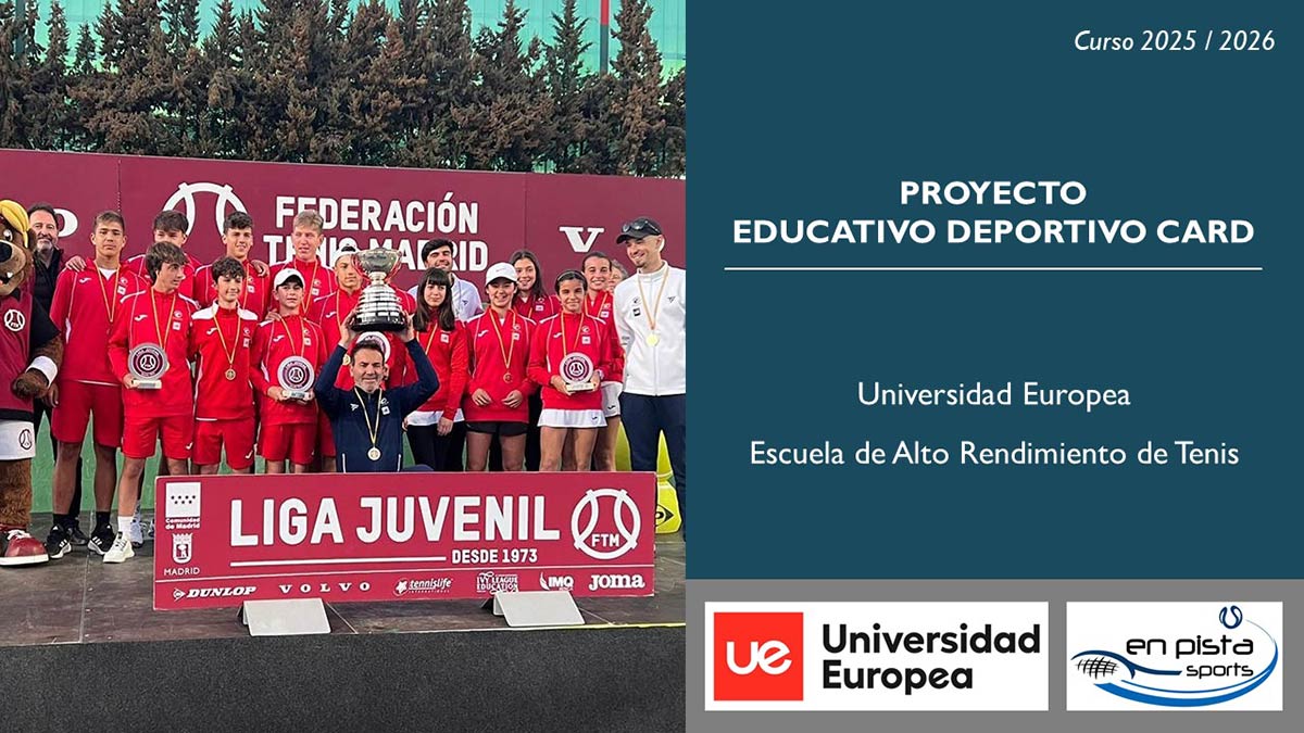 Proyecto educativo-deportivo de la Escuela de Alto Rendimiento de Tenis de la UE 2025/2026 Proyecto educativo-deportivo de la Escuela de Alto Rendimiento de Tenis de la UE 2025/2026