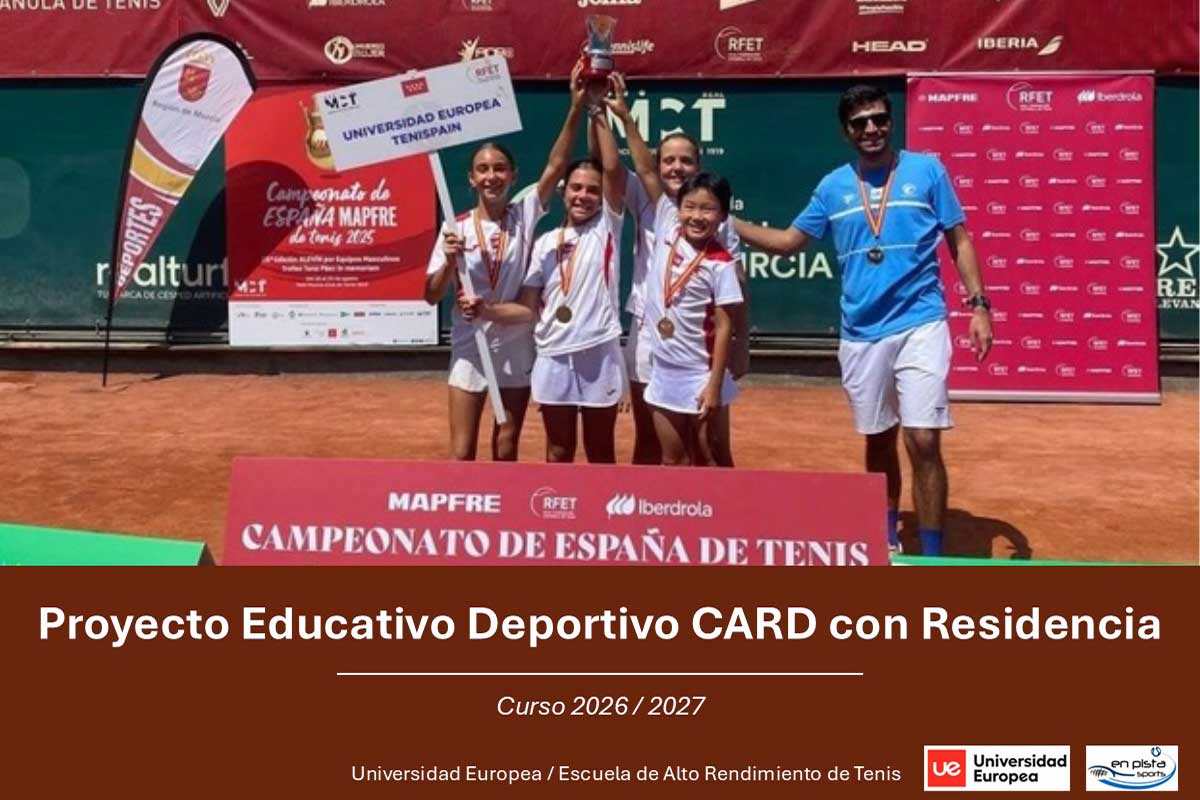 Proyecto educativo-deportivo con residencia de la Escuela de Alto Rendimiento de Tenis de la UE